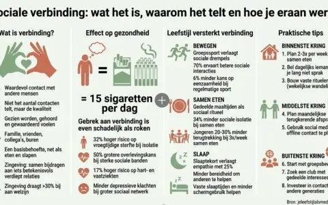 Sociale verbinding is essentieel voor welzijn, net als eten en slapen. Een participatie samenleving stimuleert dit.