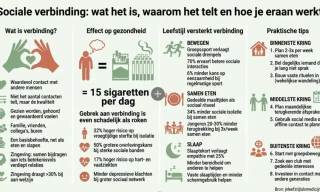 Sociale verbinding is essentieel voor welzijn, net als eten en slapen. Een participatie samenleving stimuleert dit.